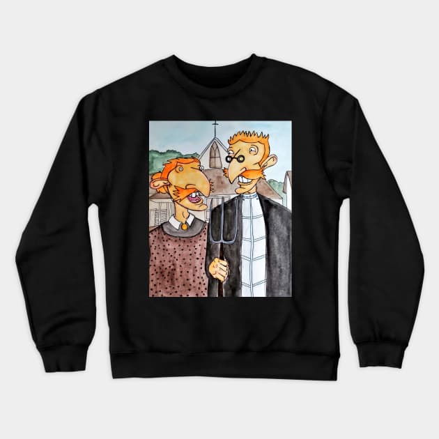 Smashing Crewneck Sweatshirt by nannonthehermit